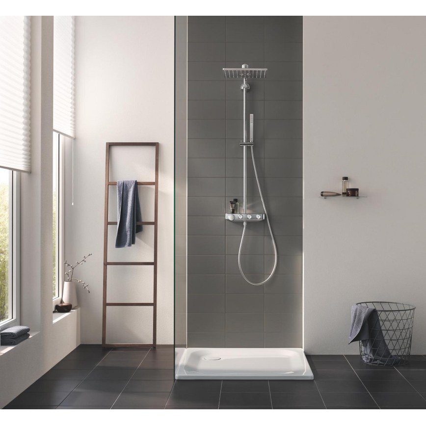 GROHE 26508000 - Sistema de ducha EUPHORIA SMARTCONTROL 310 CUBE en cromo brillante