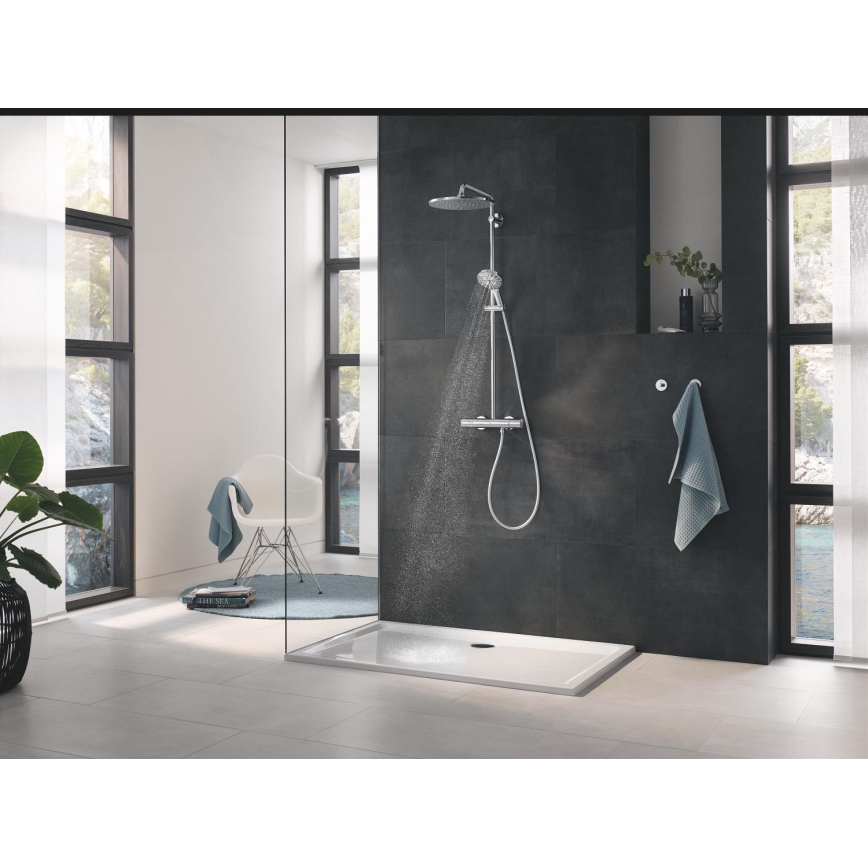 GROHE 26562000 - Cabezal de ducha RAINSHOWER MONO 310 mm cromo brillante