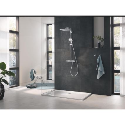 GROHE 26568000 - Cabezal de ducha RAINSHOWER MONO 310 CUBE 310 × 310 mm cromado