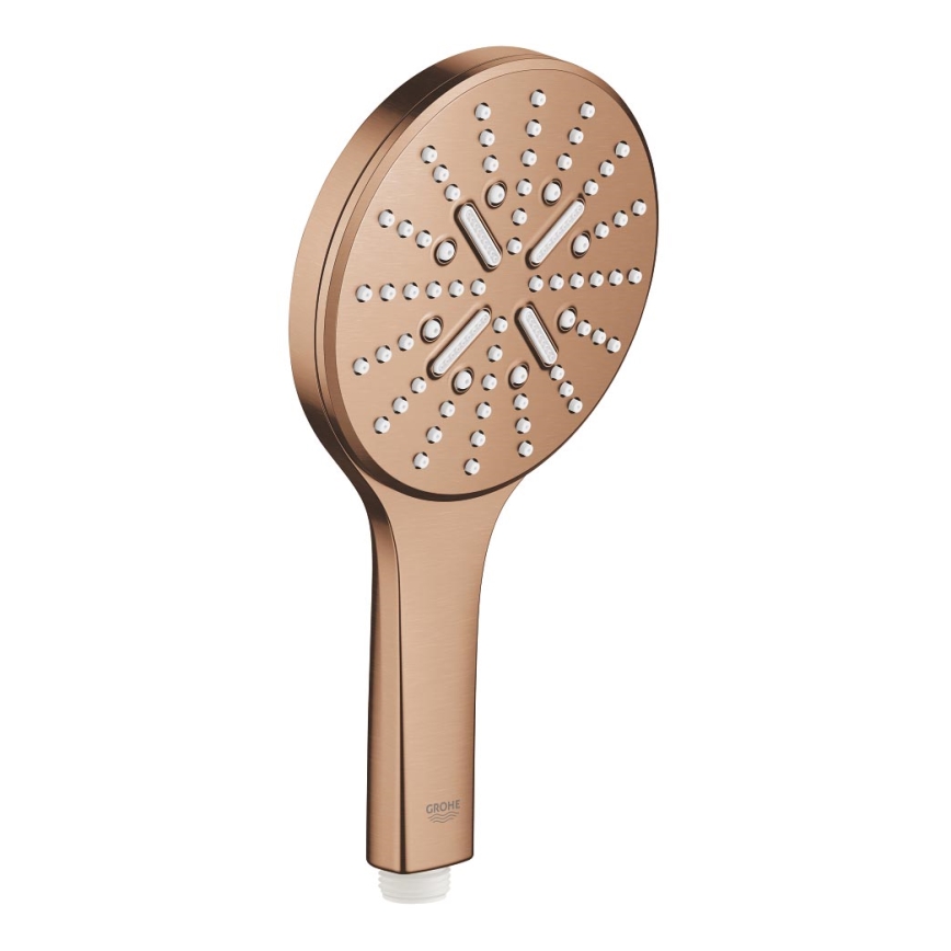 GROHE 26574DL0 - Ducha de mano RAINSHOWER SMARTACTIVE 130 mm, acabado cobre cepillado
