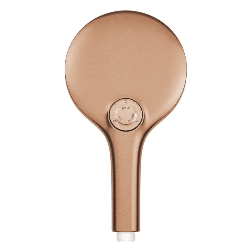 GROHE 26574DL0 - Ducha de mano RAINSHOWER SMARTACTIVE 130 mm, acabado cobre cepillado