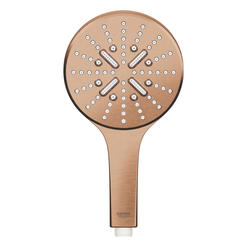 GROHE 26574DL0 - Ducha de mano RAINSHOWER SMARTACTIVE 130 mm, acabado en cobre