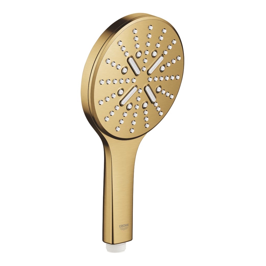 GROHE 26574GN0 - Ducha de mano RAINSHOWER SMARTACTIVE 130, acabado en oro cepillado