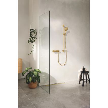 GROHE 26574GN0 - Ducha de mano RAINSHOWER SMARTACTIVE 130, acabado en oro cepillado