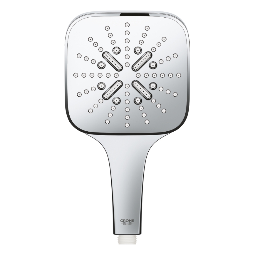 GROHE 26582000 - Ducha de mano RAINSHOWER SMARTACTIVE 130 CUBE, cromo brillante