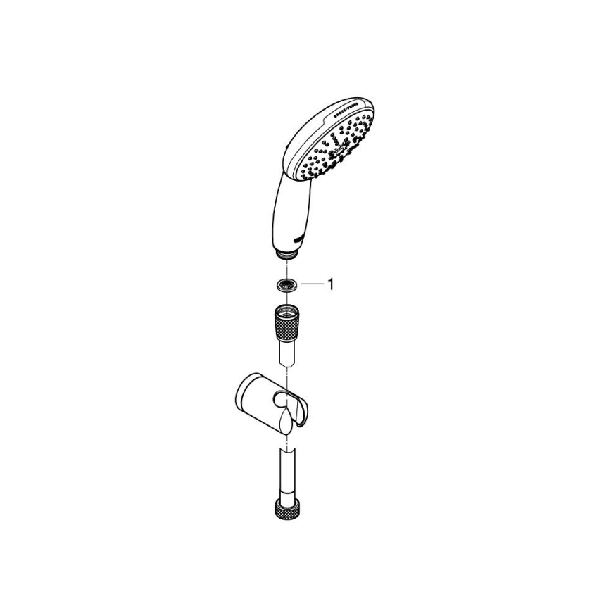 GROHE 26769001 - Juego de ducha VITALIO START 110 1750 mm cromado brillante