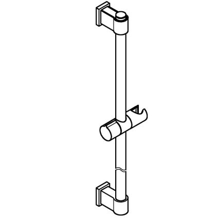 GROHE 26961001 - Barra de ducha VITALIO UNIVERSAL de 900 mm, cromo brillante