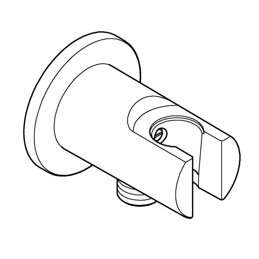 GROHE 26962001 - Codo mural VITALIO 85 mm cromo brillante