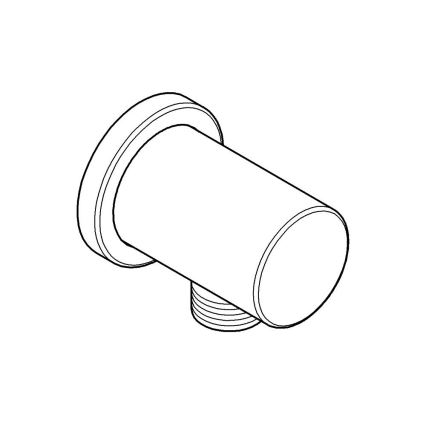 GROHE 27057DL0 - Codo mural RAINSHOWER DN 15, acabado en bronce