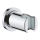 GROHE 27074000 - Soporte mural para ducha RAINSHOWER con roseta redonda, acabado cromado brillante