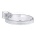 GROHE 27206000 - Jabonera RELEXA para barra de ducha O 22 o 25 mm, transparente