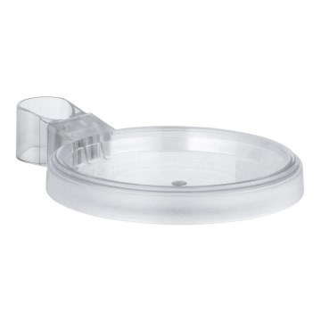 GROHE 27206000 - Jabonera RELEXA para barra de ducha O 22 o 25 mm, transparente