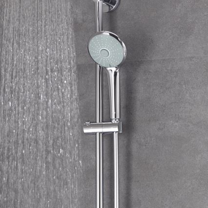 GROHE 27221000 - Ducha de mano TEMPESTA COSMOPOLITAN 100, 3 modos de chorro, acabado cromado brillante