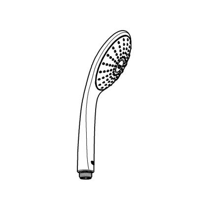 GROHE 27265000 - Ducha de mano RAINSHOWER 130 cromo brillante