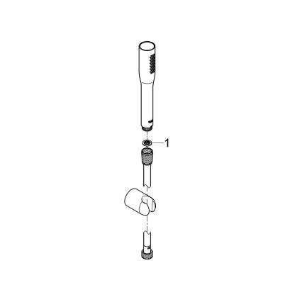 GROHE 27459000 - Set de ducha VITALIO GET STICK 1500 mm cromo brillante