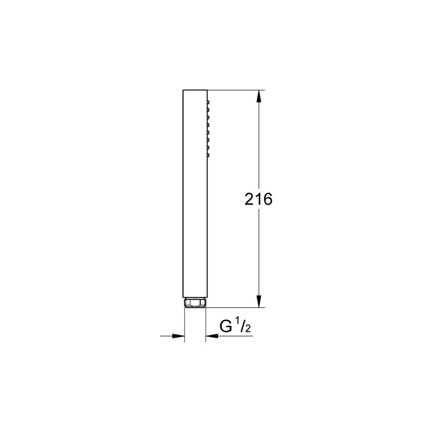 GROHE 27698000 - Ducha de mano EUPHORIA CUBE cromo brillante