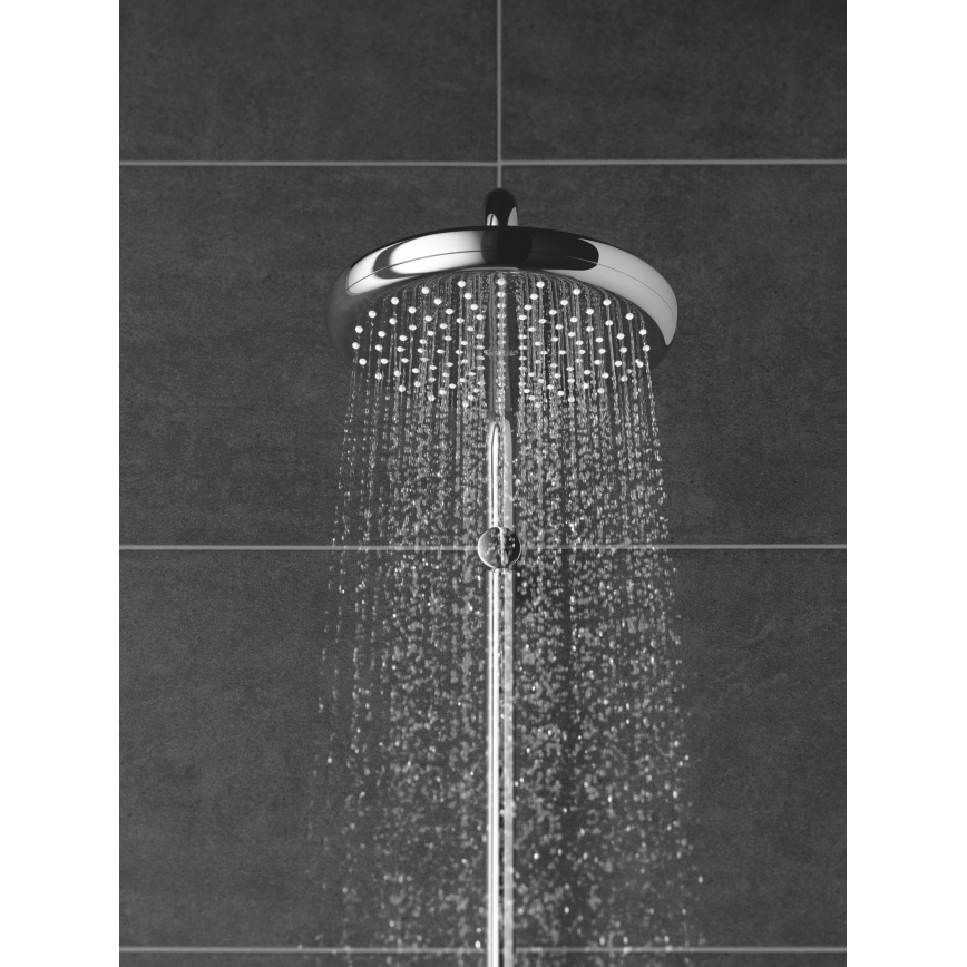 GROHE 27922001 - Juego de ducha con mezclador termostático TEMPESTA COSMOPOLITAN 210 cromo brillante