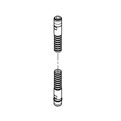 GROHE 28146000 - Manguera de ducha metálica 2000 mm M15 × M15 cromo brillante