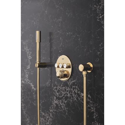 GROHE 28388GL0 - Manguera de ducha SILVERFLEX de 1750 mm, oro cepillado