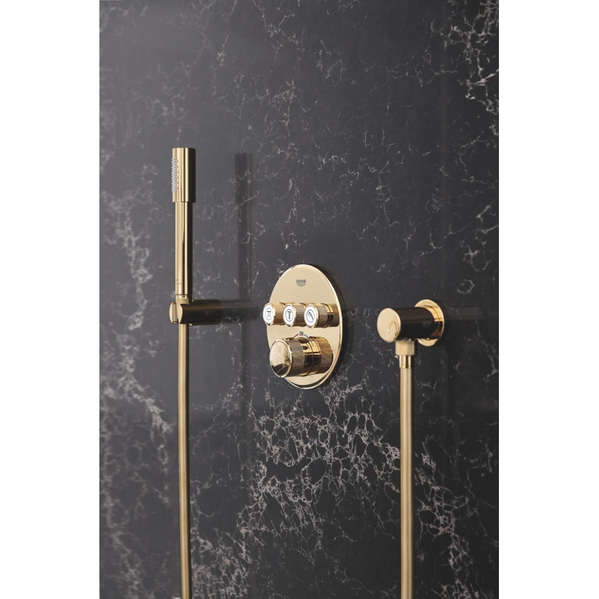 GROHE 28388GL0 - Manguera de ducha SILVERFLEX de 1750 mm, oro cepillado