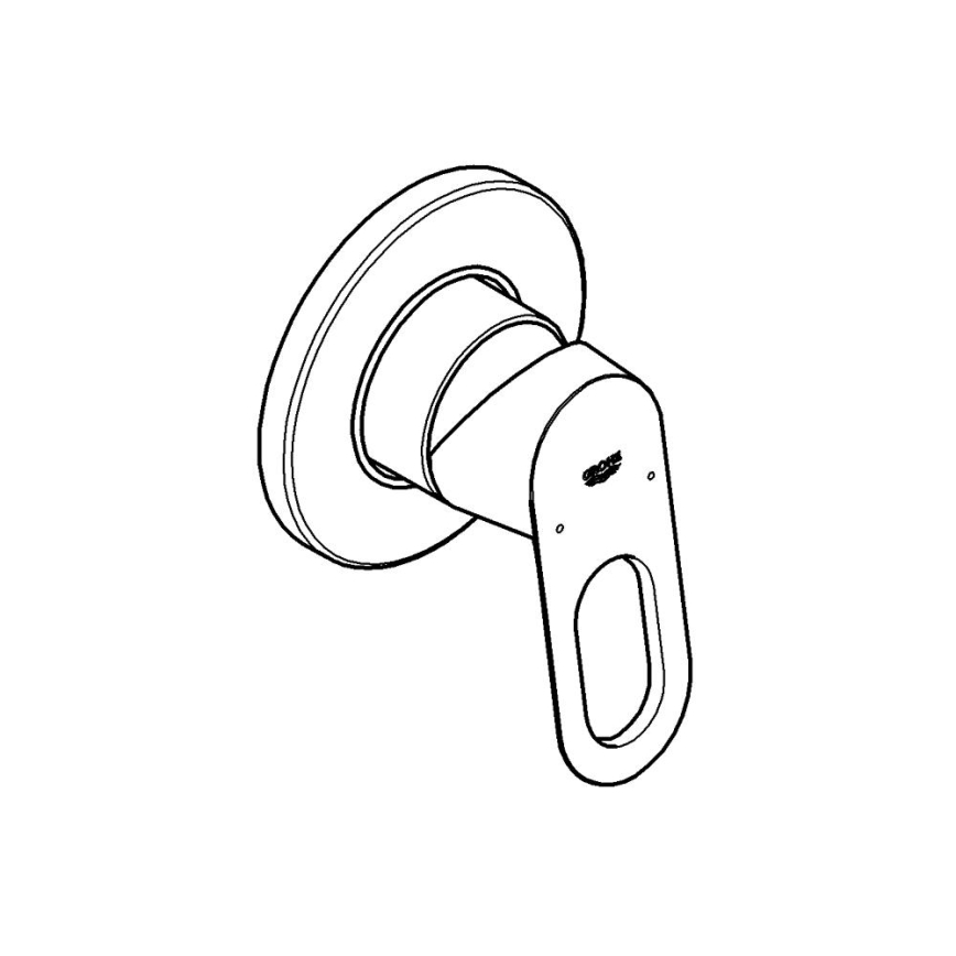GROHE 29042000 - Mezclador de ducha BAULOOP cromo brillante