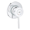 GROHE 29048000 - Mezclador de ducha para instalación empotrada BAUCLASSIC, acabado cromado brillante
