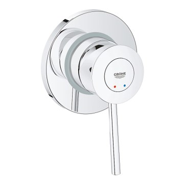 GROHE 29048000 - Mezclador de ducha para instalación empotrada BAUCLASSIC, acabado cromado brillante