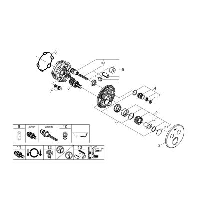 GROHE 29119000 - Termostato GROHTHERM SMARTCONTROL cromado brillante