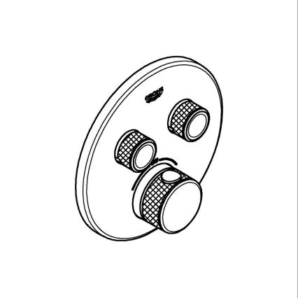 GROHE 29119AL0 - Termostato GROHTHERM SMARTCONTROL, acabado antracita