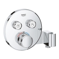 GROHE 29120000 - Grifo termostático empotrado para ducha GROHTHERM SMARTCONTROL + soporte cromado