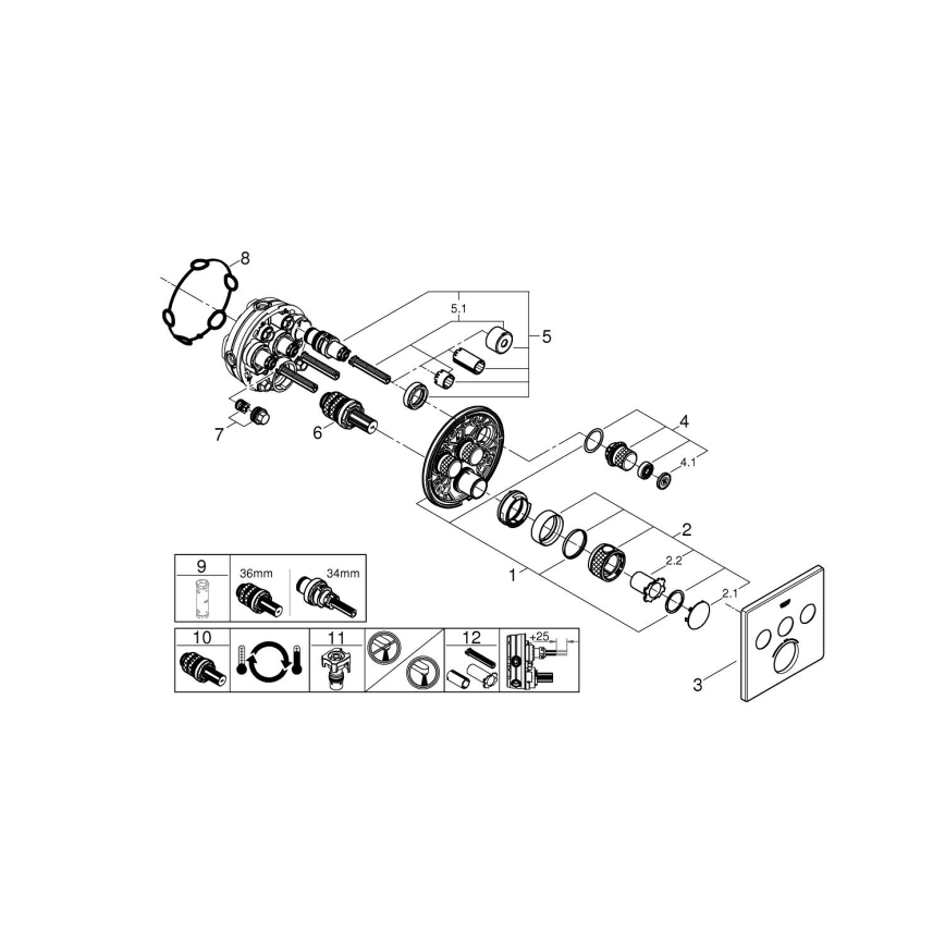 GROHE 29126000 - Grifo termostático GROHTHERM SMARTCONTROL cromo brillante