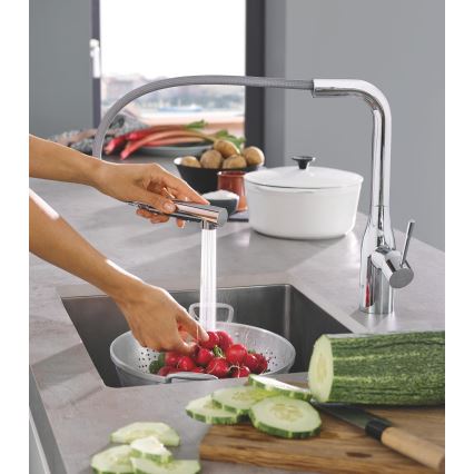 GROHE 30270000 - Grifo para fregadero ESSENCE 348 mm cromo brillante