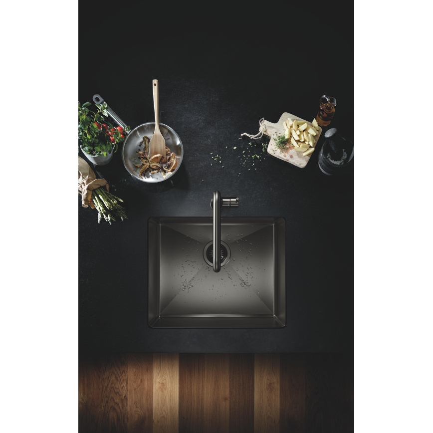 GROHE 30270AL0 - Grifo de fregadero ESSENCE en grafito