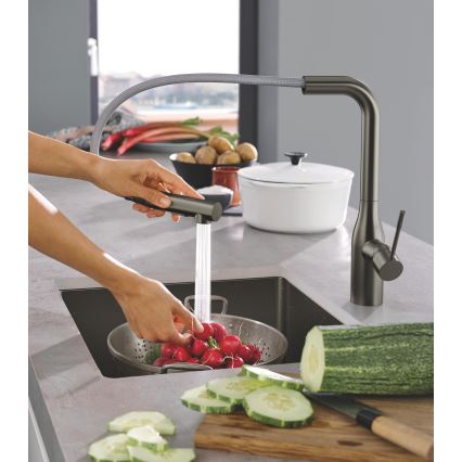 GROHE 30270AL0 - Grifo de fregadero ESSENCE en grafito