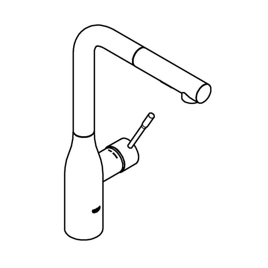 GROHE 30270DL0 - Grifo para fregadero ESSENCE, acabado bronce
