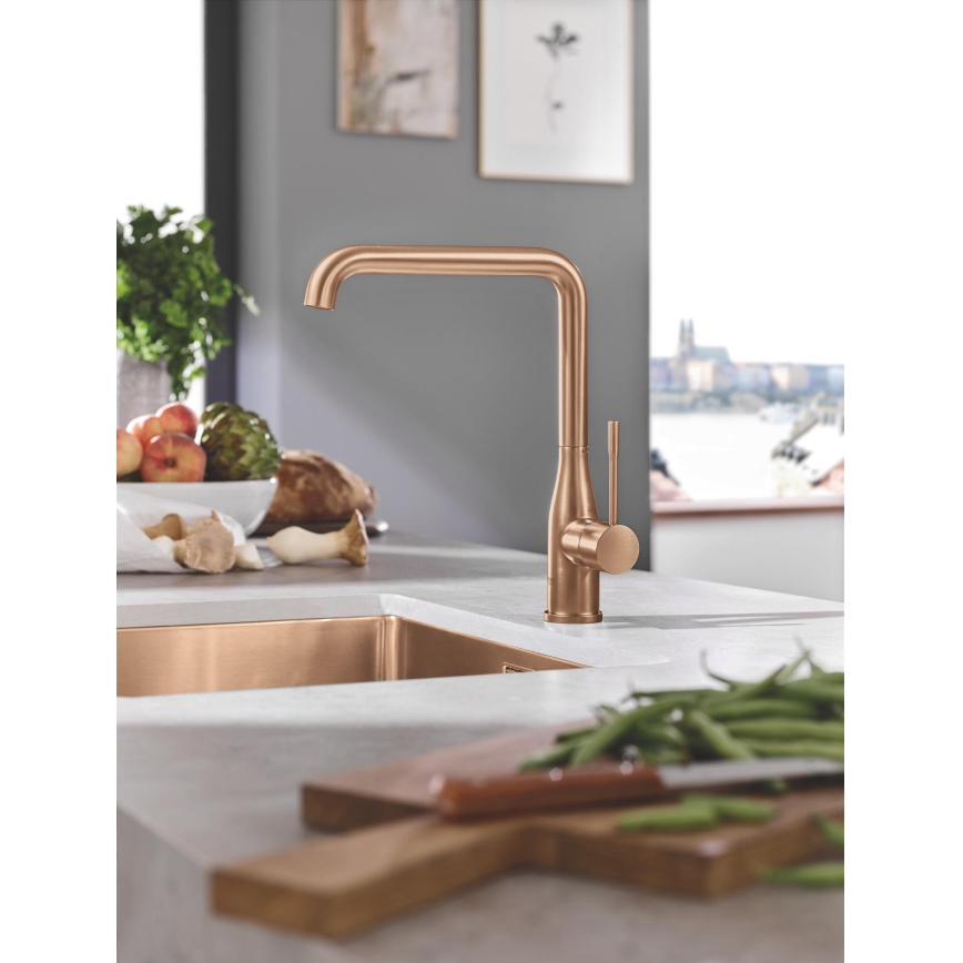 GROHE 30270DL0 - Grifo para fregadero ESSENCE, acabado bronce