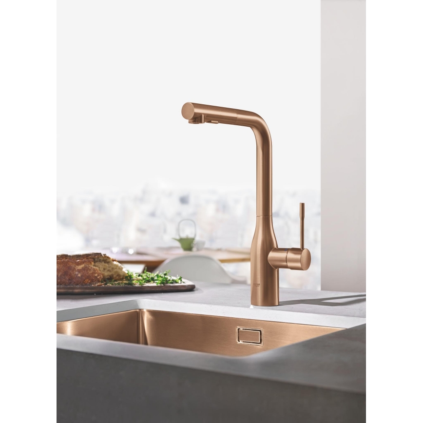 GROHE 30270DL0 - Grifo para fregadero ESSENCE, acabado bronce