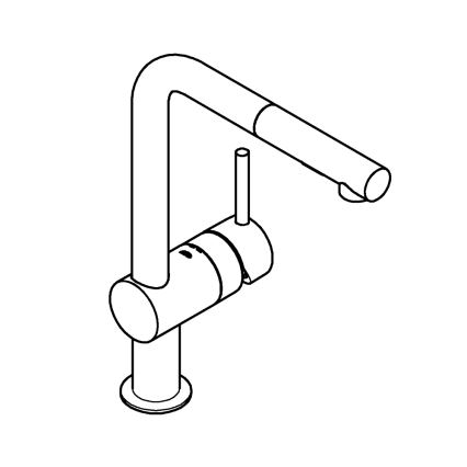 GROHE 30274GN0 - Grifo de cocina A dorado