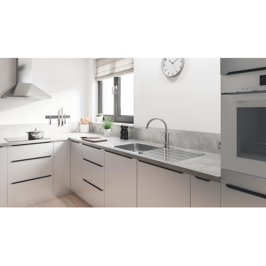 GROHE 30469000 - Grifo de fregadero START con caño alto, acabado en cromo brillante