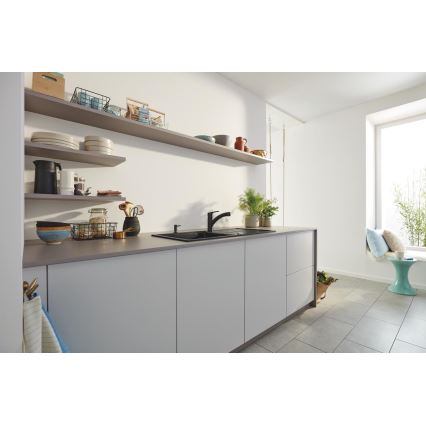 GROHE 305312431 - Grifo de fregadero START negro