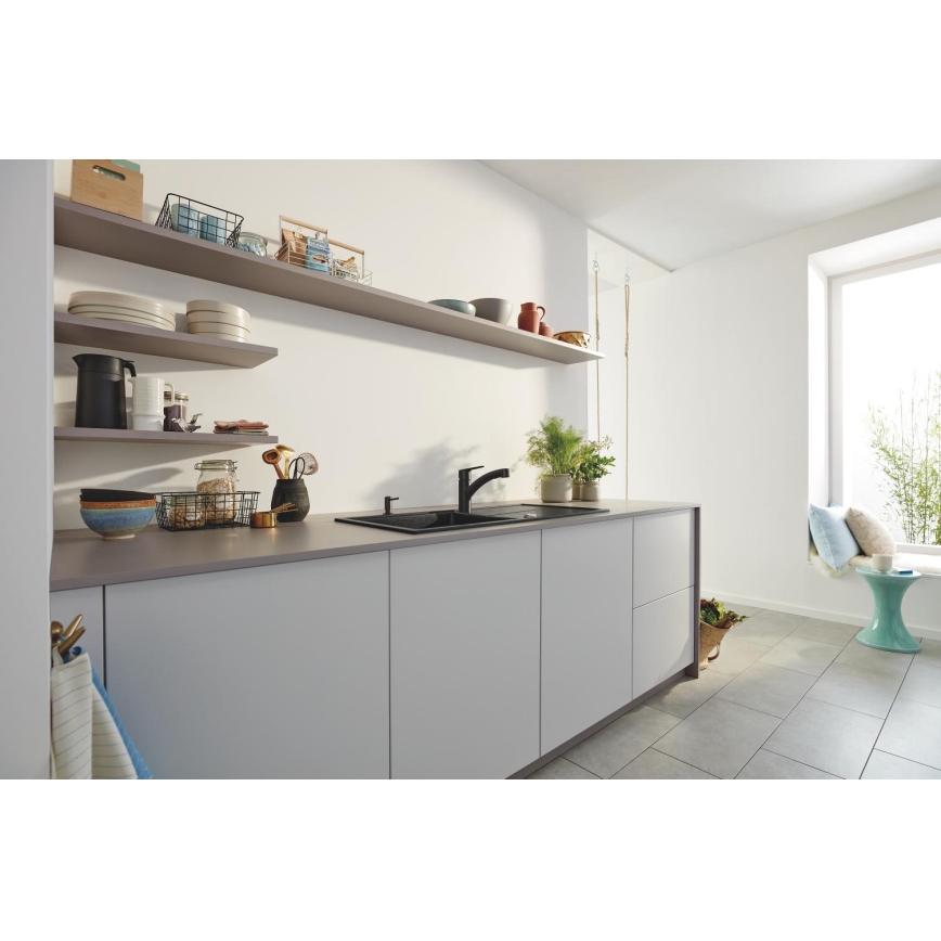GROHE 305312431 - Grifo de fregadero START negro