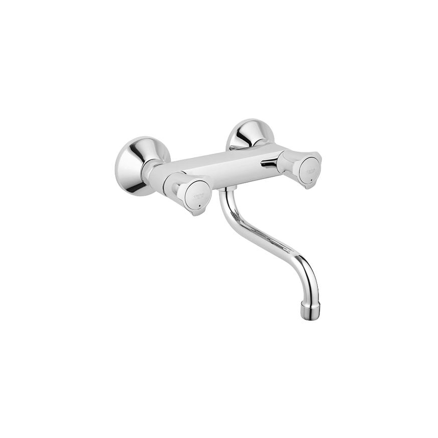 GROHE 31187001 - Grifo de pared para fregadero COSTA L 200 mm, acabado cromo brillante