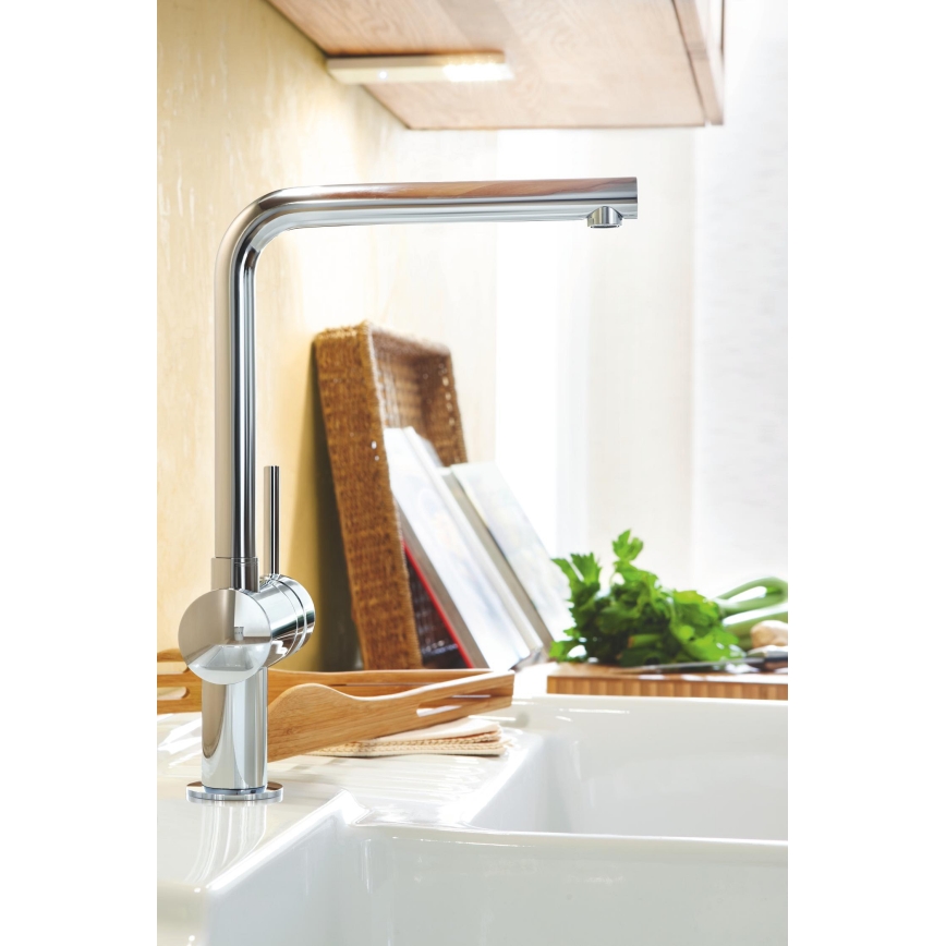GROHE 31375000 - Grifo de fregadero A 360 mm cromo brillante