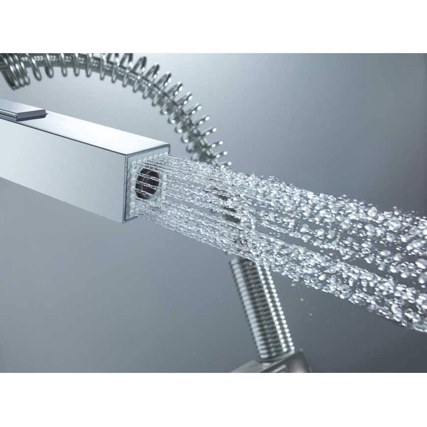 GROHE 31395000 - Grifo para fregadero EUROCUBE 547 mm, acabado cromo brillante