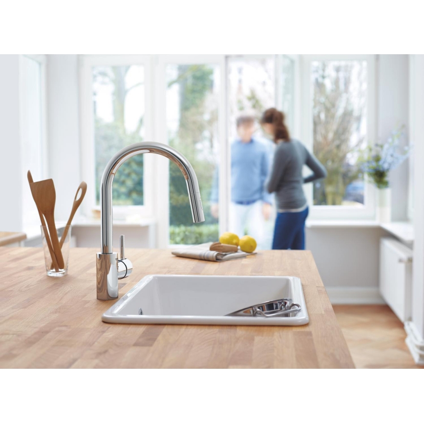GROHE 31483002 - Grifo de fregadero CONCETTO, cromo brillante