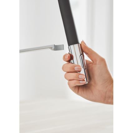 GROHE 31491000 - Grifo para fregadero CONCETTO con rociador profesional extraíble, cromo brillante