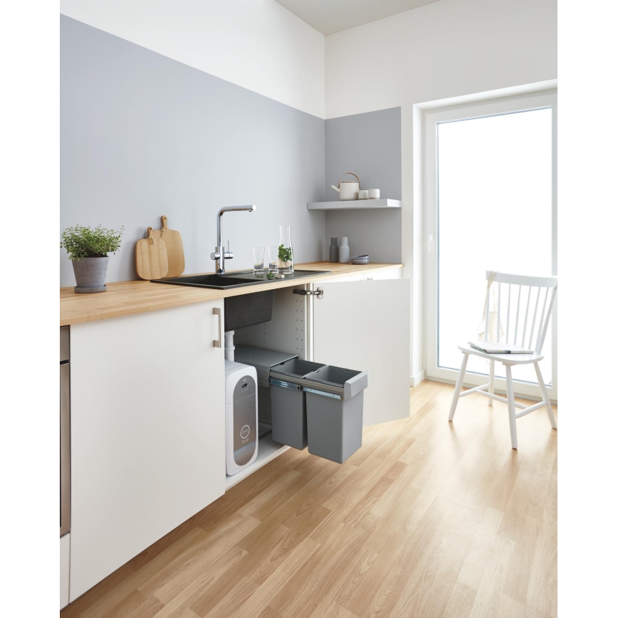 GROHE 31539000 - Grifo para fregadero BLUE HOME con caño en L, cromo pulido