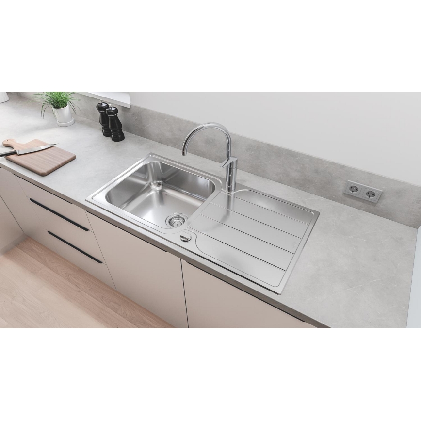GROHE 31563SD1 - Fregadero K500 1000 × 500 mm de acero inoxidable
