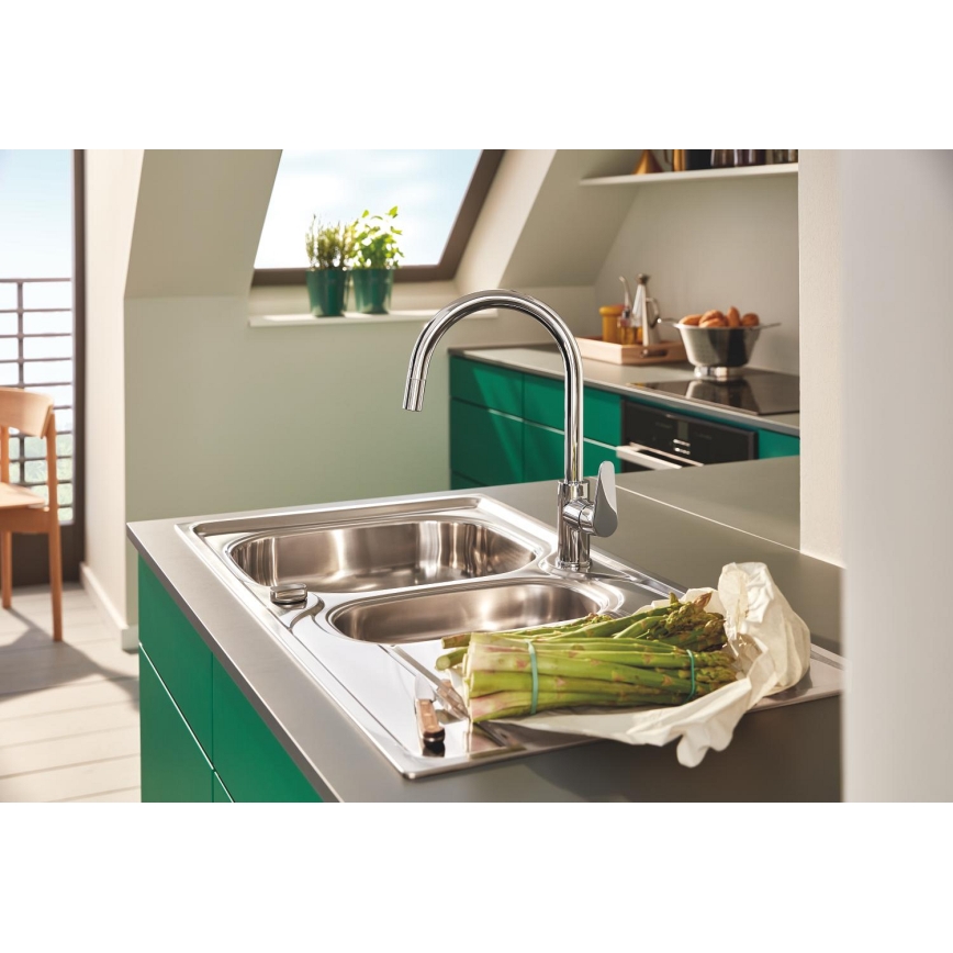 GROHE 31564SD1 - Fregadero K200 965 × 500 mm acero inoxidable