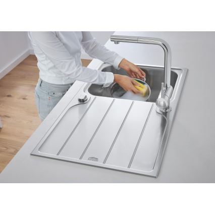 GROHE 31571SD1 - Fregadero K500 860 × 500 mm acero inoxidable